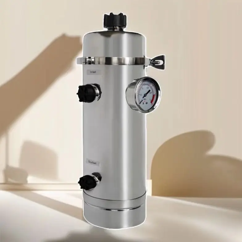 KL159-10000L  Self-Cleaning Vertical Stainless Steel Ultrafiltration Water Purifier Household Outdoor Use Water Purification