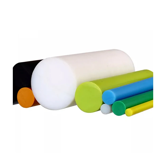 China Supplier Engineering plastic products hdpe material colorful uhmwpe rod