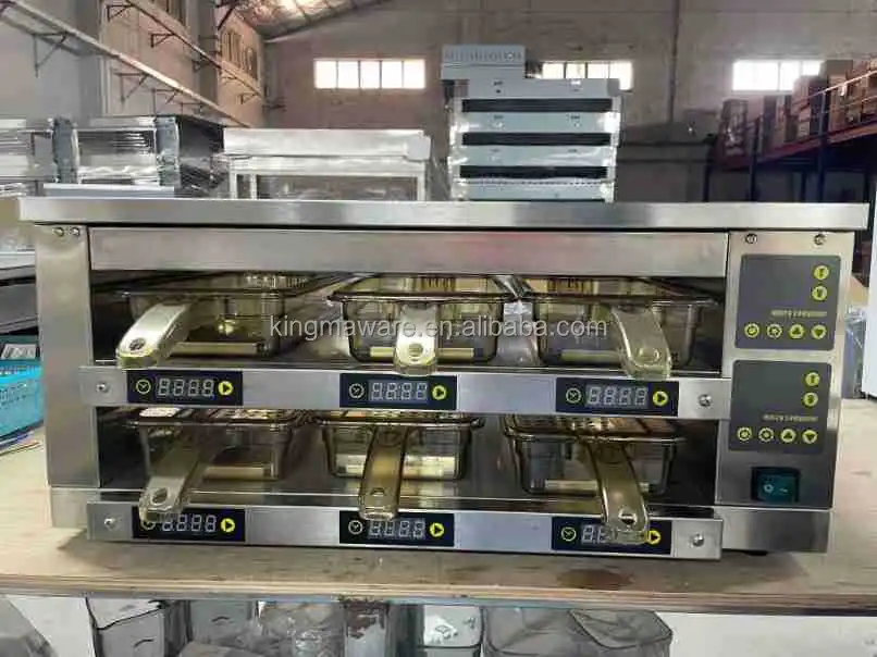 Hamburger fried chicken hot food warm table fried chicken food Oven Machine