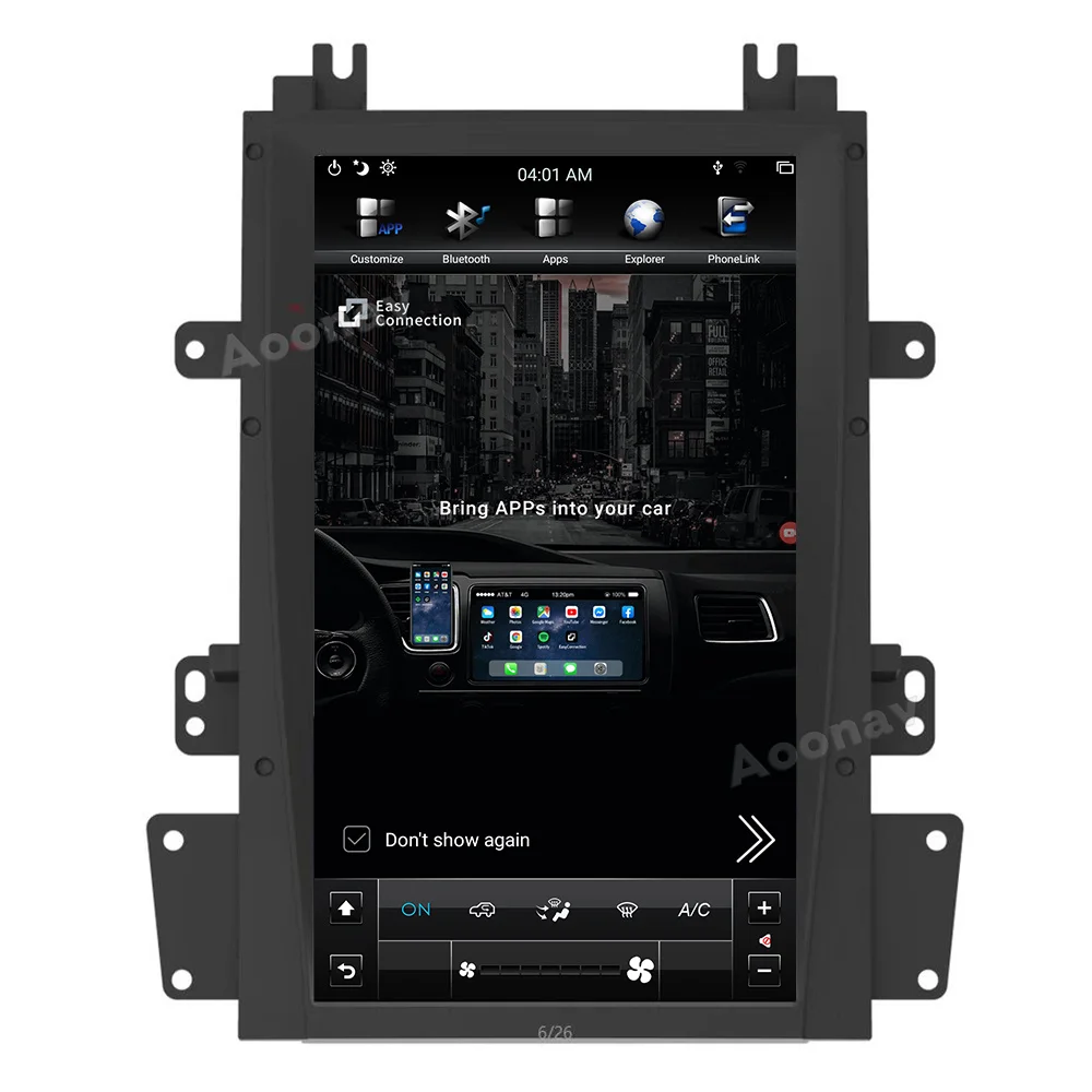 13.6 Inch Android Car stereo For Cadillac Escalade 2008-2012 Vertical Screen Automotive multimedia GPS Navigation Radio Player