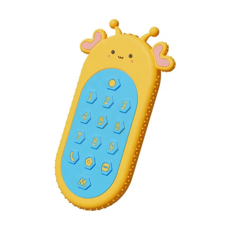 Baby Teether Toy Chew Toy Remote Control Silicone Baby Teether Toys Remote Control Shape
