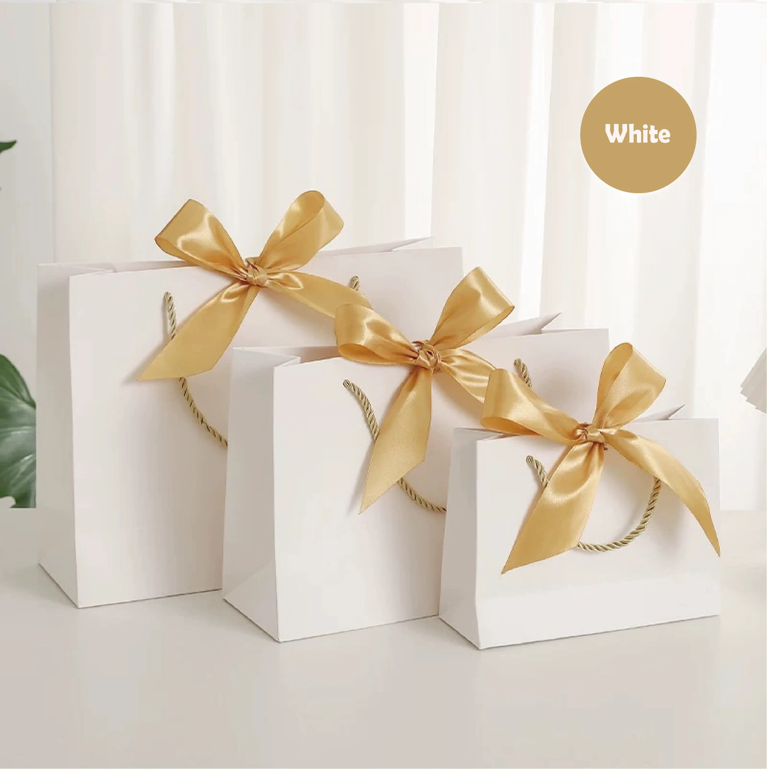 Cheapest White Personalised Birthday Gift Bags Cloth Gift Bag Wedding Gift Bags for Guest Favor