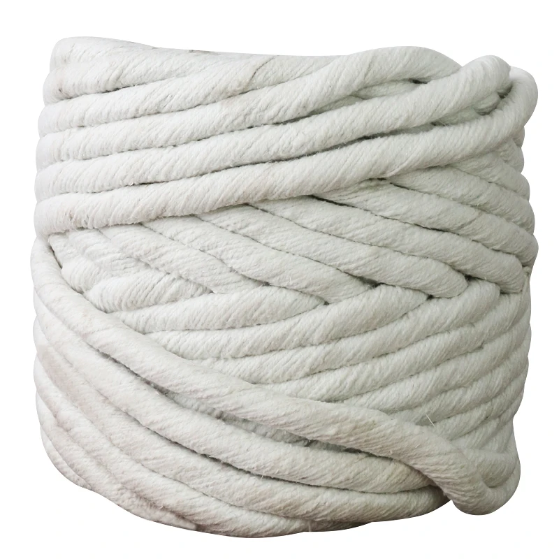 Refractory ceramic fiber sealing packing strip high temperature resistant fiber square rope