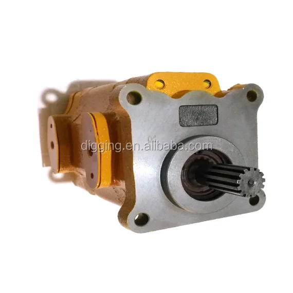 DIGEER For Komatsu D60 Bulldozer Vehicle Hydraulic Oil Gear Pump Tandem 705-30-31203
