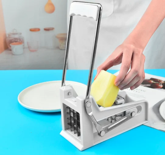 ABS Manual Potato Cutter French Fries Fry Slicer Small Potato Chips Maker Meat Chopper Dicer Cutting Machine Tools