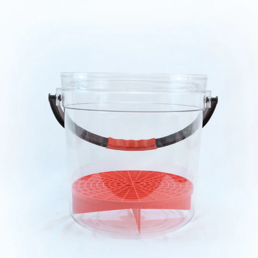 High Melting Point Clear Plastic Water Bucket for All Occasion
