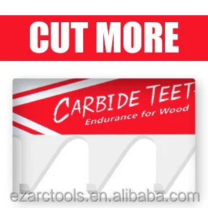 EZARC Carbide Reciprocating Saw Blade R678HM 8021C06 Endurance for Thick Metal, Cast Iron, Alloy Steel 6-Inch 8TPI, 3-Pack