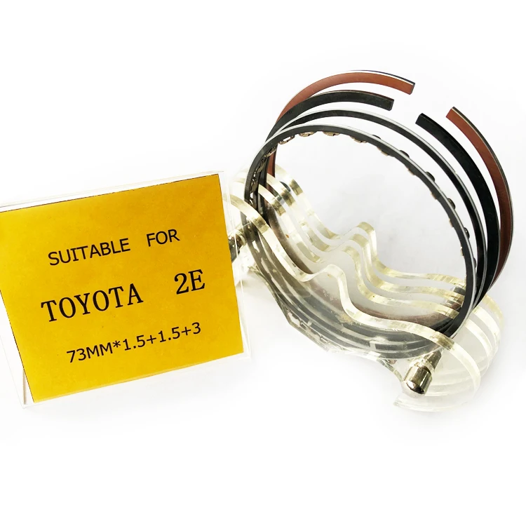 High performance auto parts piston ring for TOYOTA 2E SWT10105ZZ 13011-11040 13011-11060