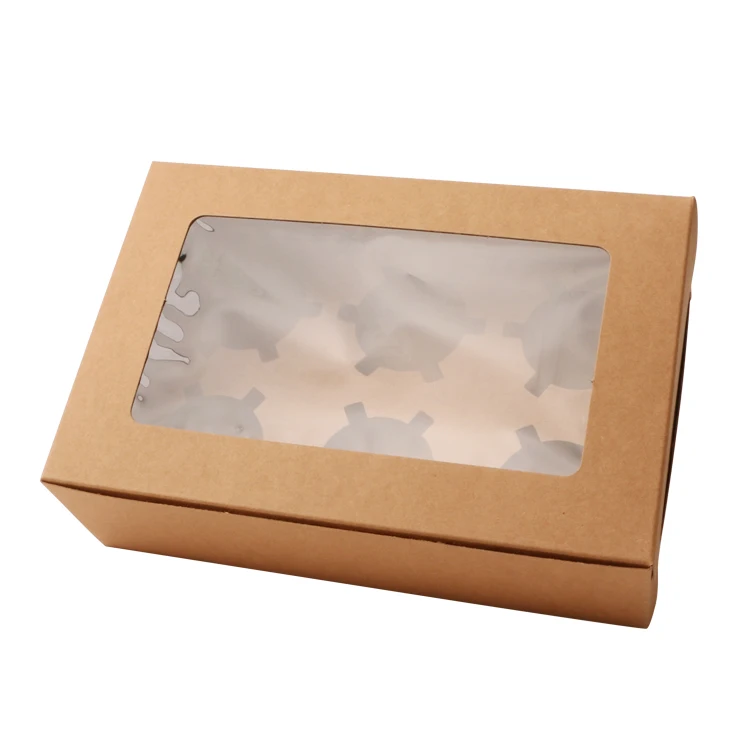 Attractive Price Wholesale Custom High Quality Recyclable Kraft Cake box Baking Packaging Box