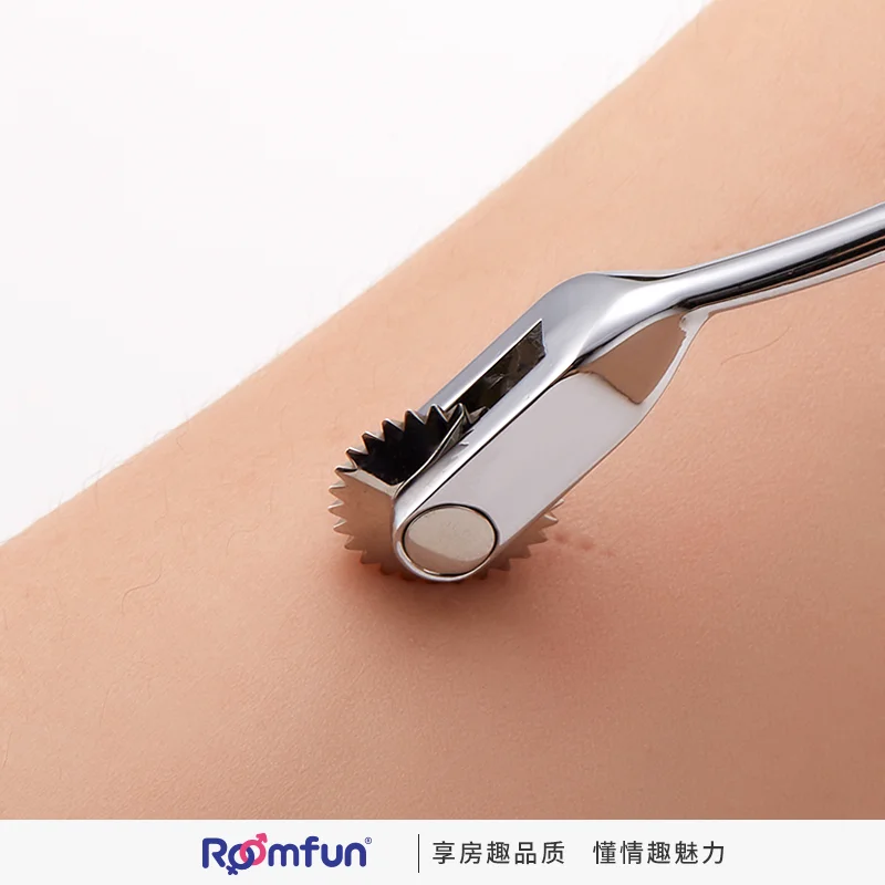 Good Sales Adult Sex Fetish For Couple Metal Sex Pin Wheel Steel Wartenberg Pinwheel For Sex