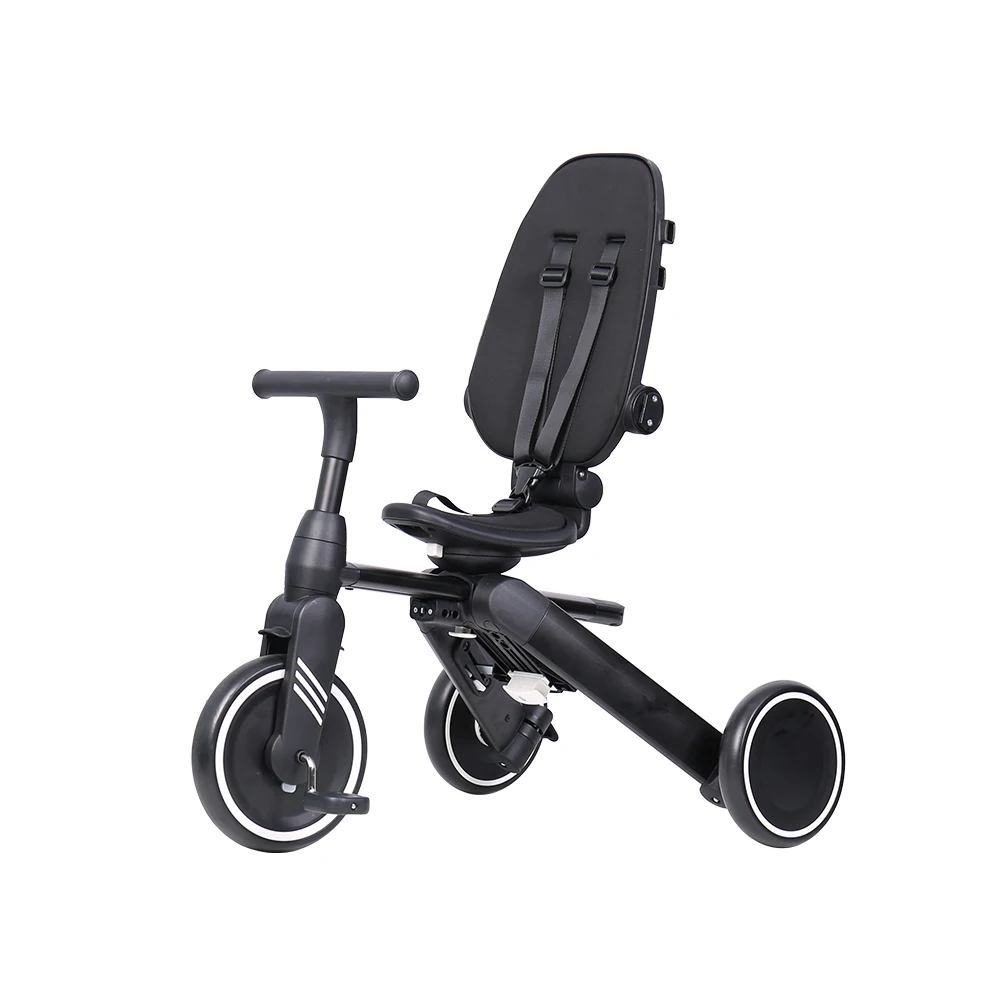 Good Baby Tricycle 7 In 1 For 2-5 Years Old Metal & Plastic Folding Baby Tricycle With Pedals Baby Tricycle 6 In 1 3 Wheel Pedal