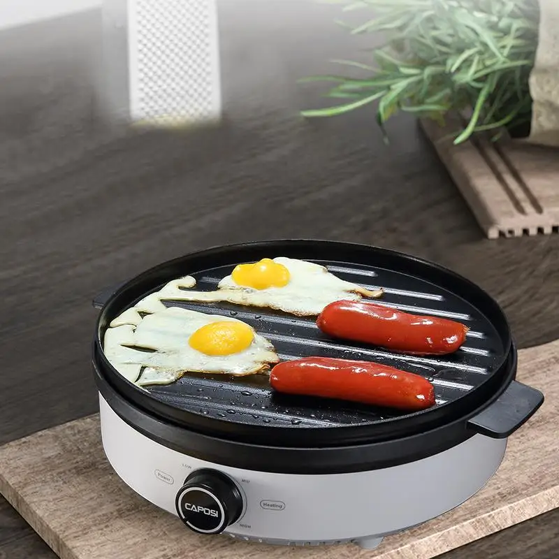 Shiren Non stick Electric BBQ grill pan Indoor Smokeless grill hotpot  electric 1300W