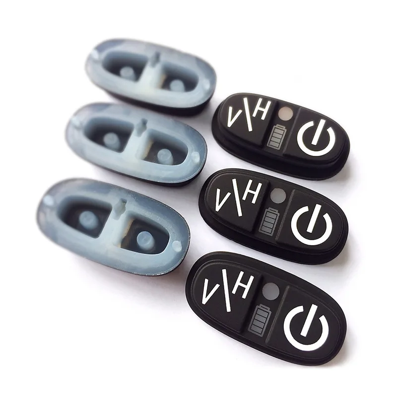 Epoxy Dripping Rubber Small Emergency Button Light Transmission Silicone SOS Push Button Cover