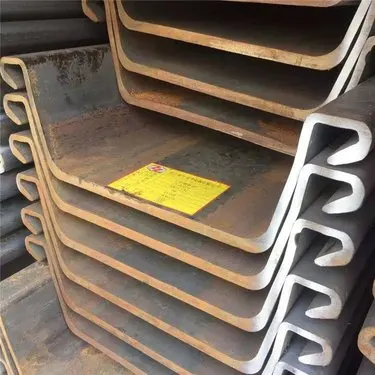 BS 4360 класс 43A 50A EN 10025 Fe 430A 510A 5 листовой сваи U Z типа 400*100 400*125