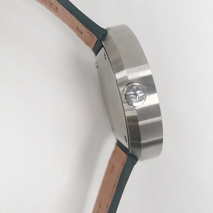 42mm stainless steel leather quartz movement wristwatch factory custom watch mens