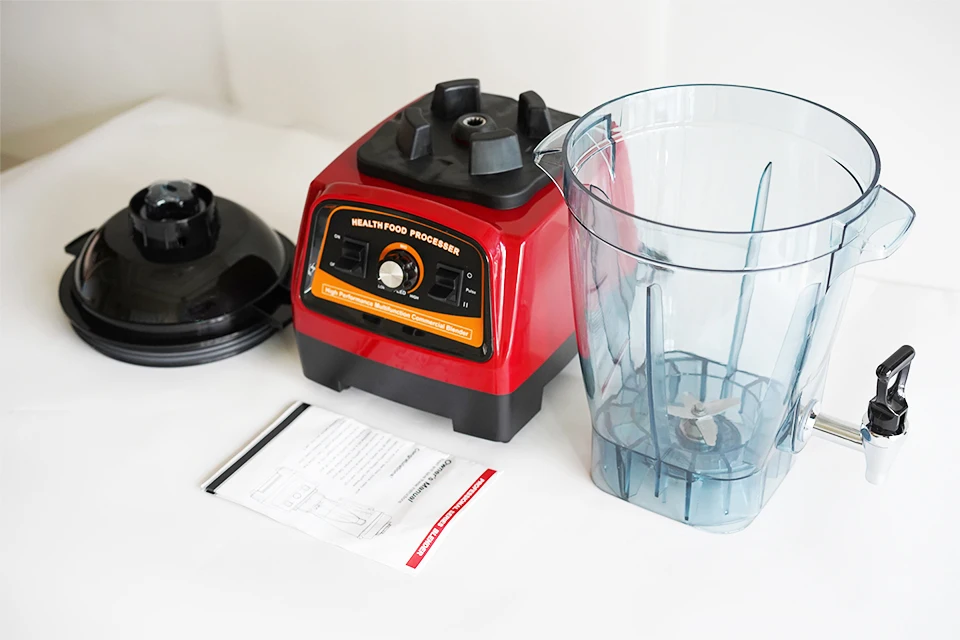 A7600 Professional Large Capacity Commercial Blender Mixer Juicer Smoothies Fruit Ice Crushing 6 Liters 220V 110V