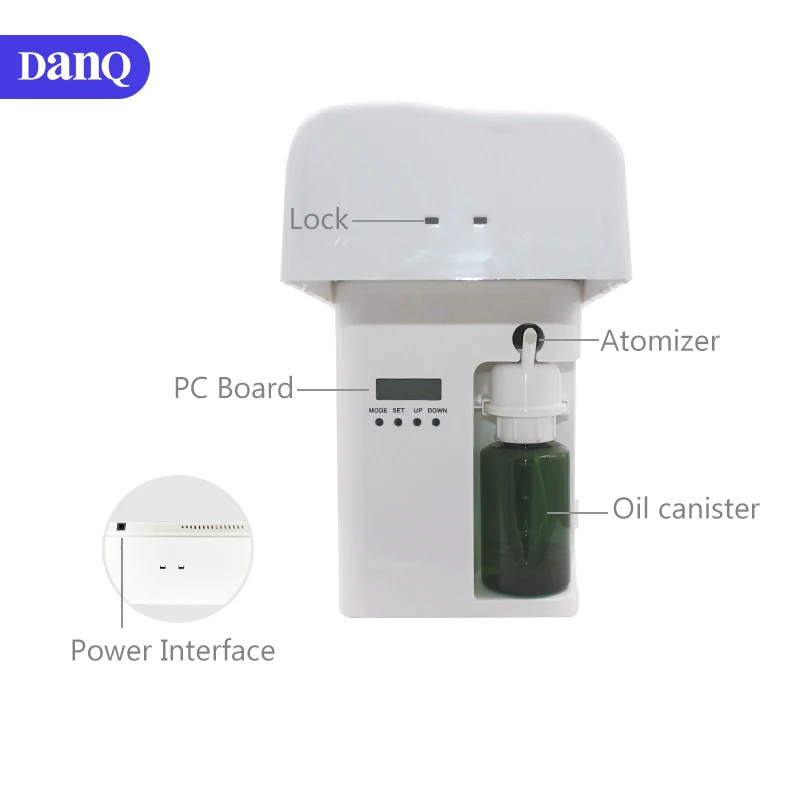 Acrylic Touch Screen Nano Fog Electric Air Freshener Oil Mist Purifier Home Essential Oil Aromatherapy Machine