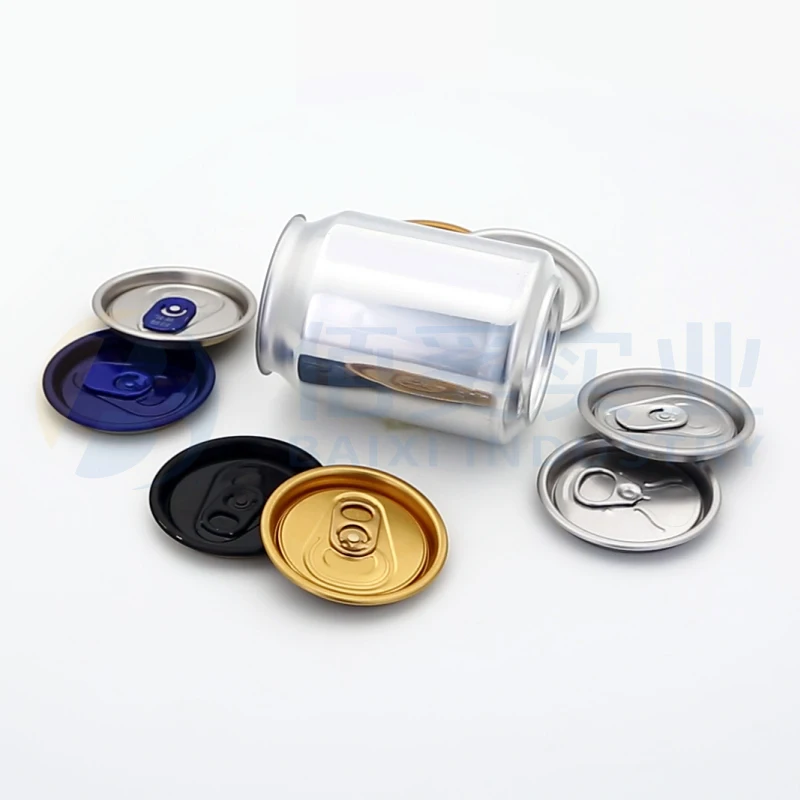 beer can with lids for 250ml 330ml 355ml 473ml 500ml aluminum packaging cans