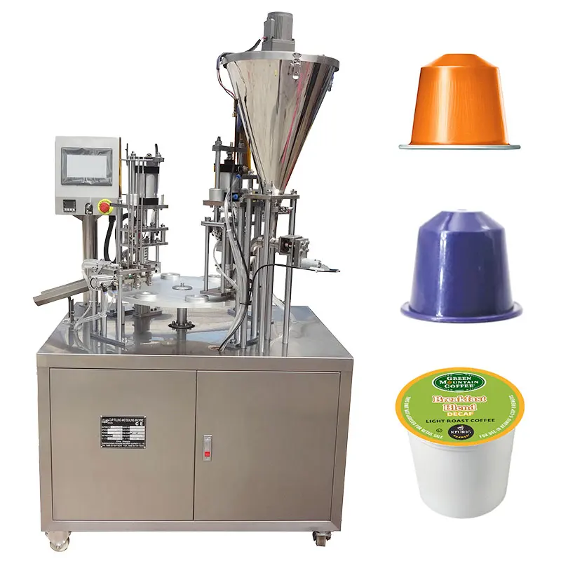 Competitive Price Automatic K-Cup Coffee Capsule Filling Machine