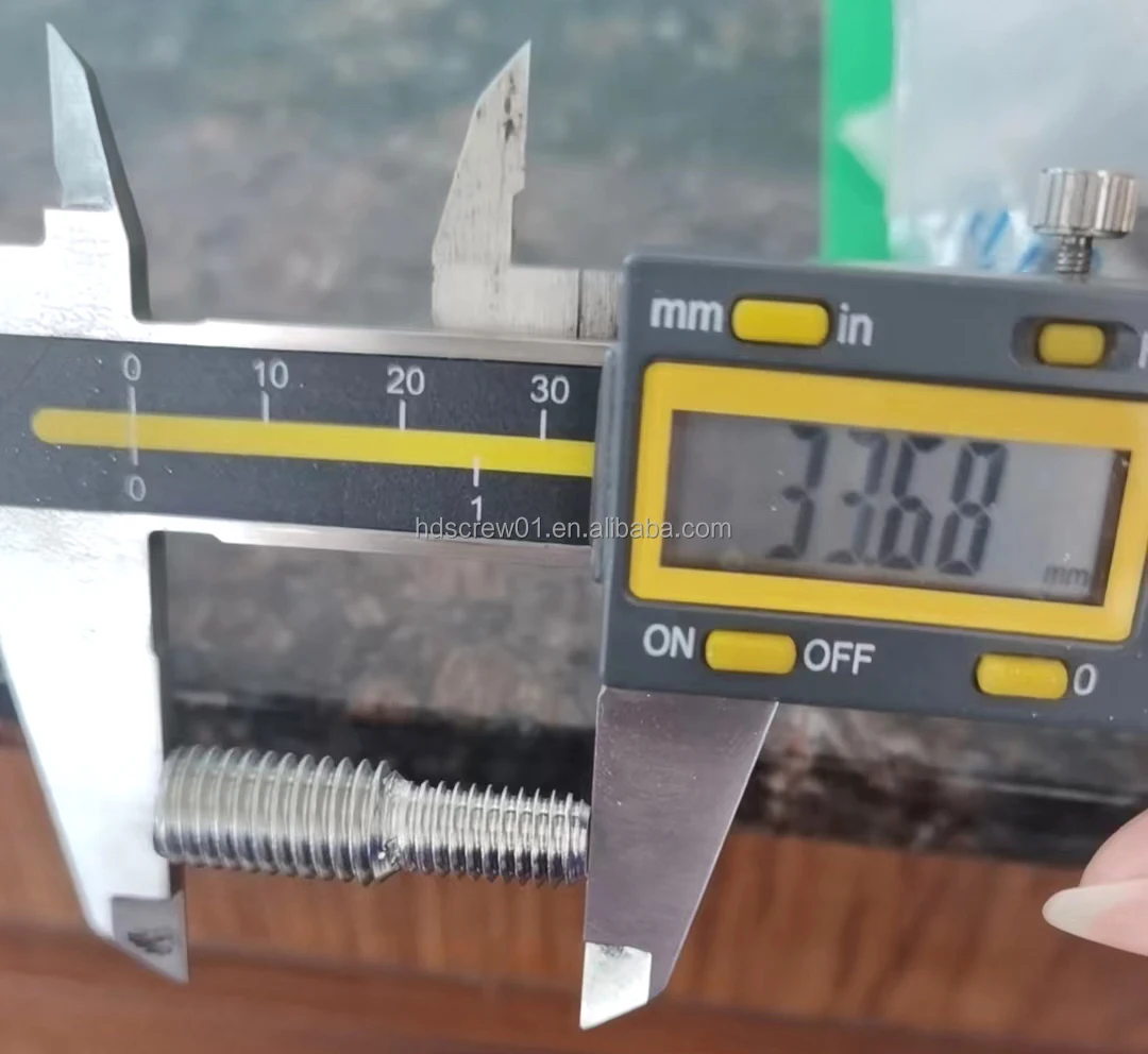 OEM ODM Transfer Screw 304 Stainless Steel M8 M10 M12 Thread Adapter Outside Thread Double Head Transfer Screw Bolt