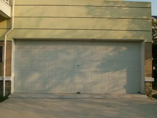 Finger Protection Garage Door With Small Pedestrian Access Door For Homes