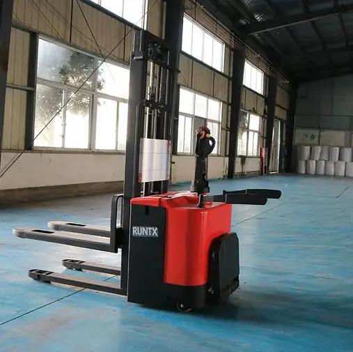 Lifting Electric Pallet Stacker Standing Type Electric Stacking Truck Forklift