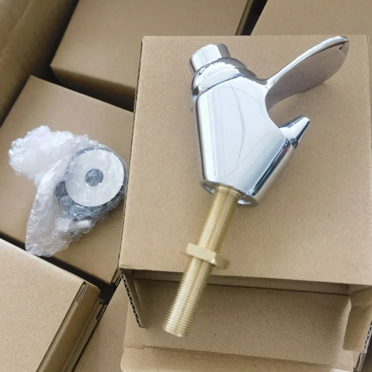 Push button faucet ,Chrome Plated Self Closing Water Saving Time Delay push Basin Sink Tap Faucet