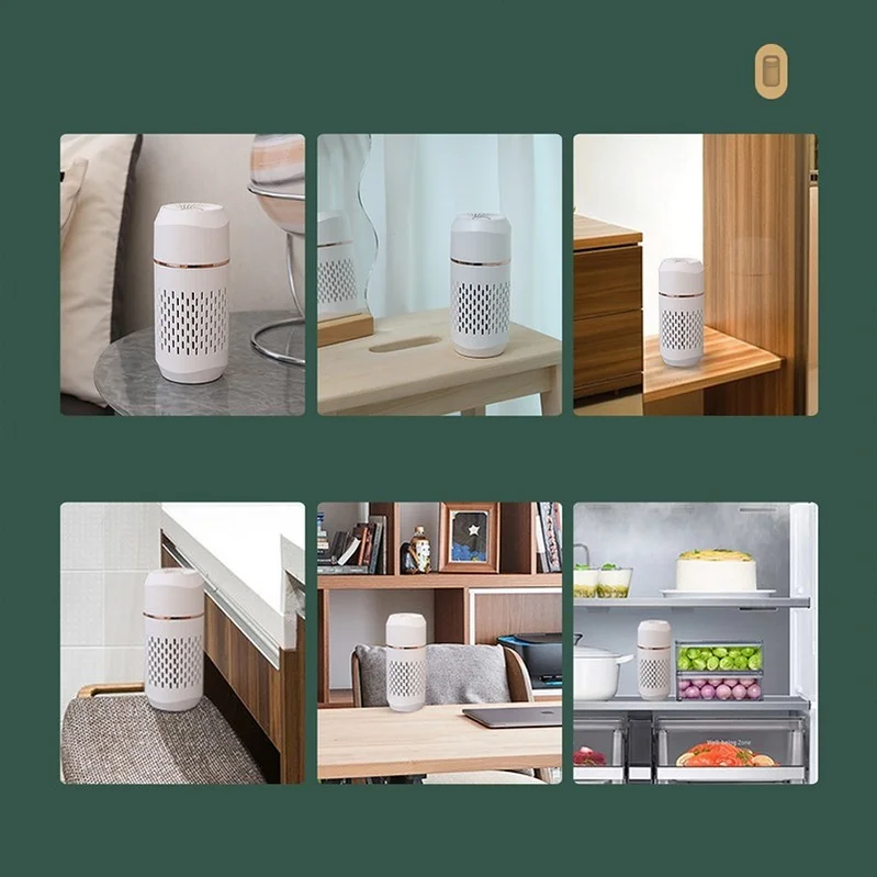 Mini Portable Car Air Purifier USB Purifier New design 1800mAh HEPA Filter Purifier