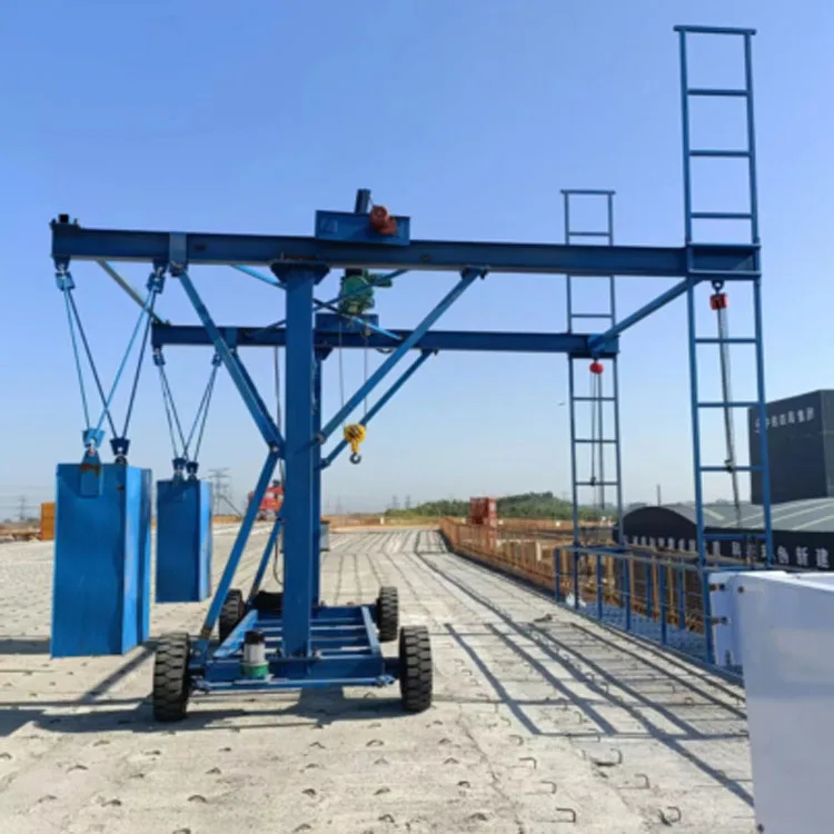 Self-propelled 1-3 ton anti-collision formwork construction vehicle Bridge guardrail dismantling trolley Formwork trolley