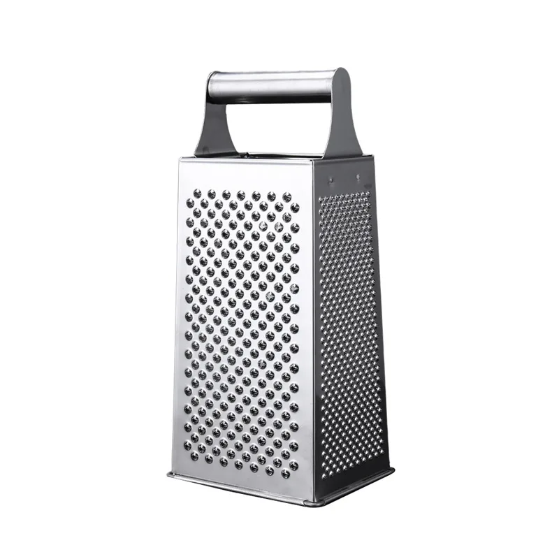 Multi-Functional Stainless Steel 9-Inch Four-Sided Vertical Cheese Fruit and Vegetable Grater