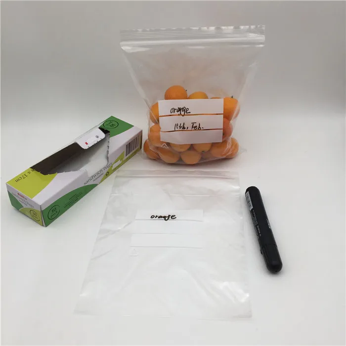 BPA free Clear small size zip lock plastic transparent zipper bag custom logo printed PE bag