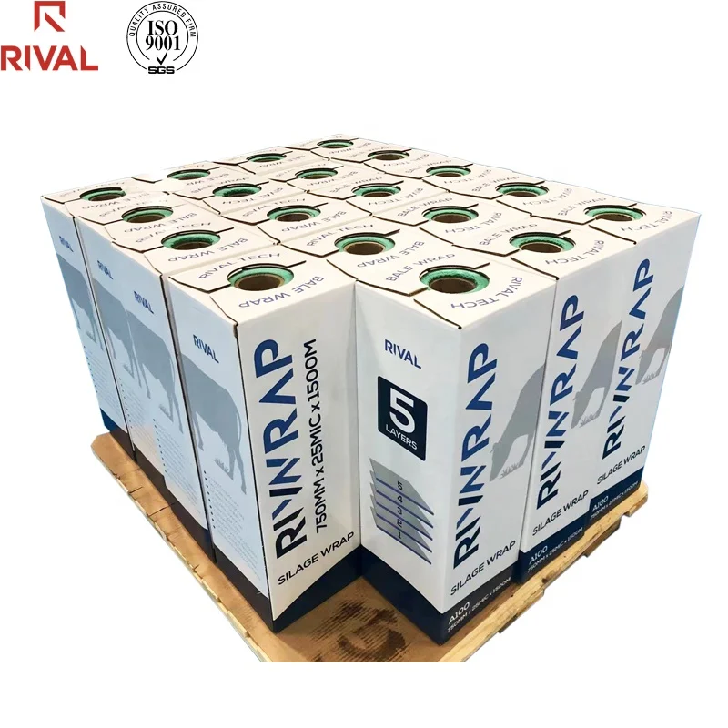 Зеленая/белая сельскохозяйственная 6/12/18 мес. УФ-стойкая трава, круглая пленка для упаковки силажа, постельное белье, рулон пленки от поставщика