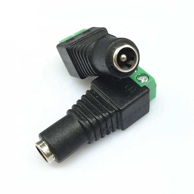 2.1 x 5.5mm 12V DC Male And Female Power Jack Plug Adapter Connector CCTV Camera