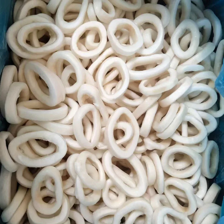 Frozen Gigas Giant Squid Ring Wholesale  Seafood Cheap Price Todarodes Squid Rings 3-8cm
