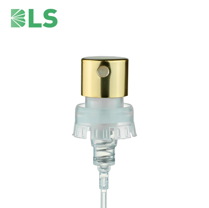Crimp Pump Sprayer Gold Silver Easy Spray 15mm Aluminum Crimpless Perfume Pump For Perfume Bottle