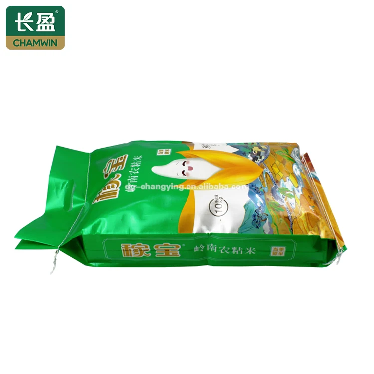 High quality 25kg woven rice sack manufacturer philippines packaging bag pp packing bags for rice and sugar