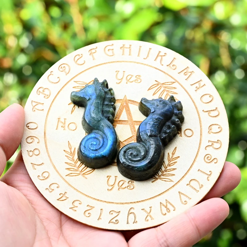 Wholesale Natural Crystal Healing Stone Crystal Labradorite Carving For Home Decoration