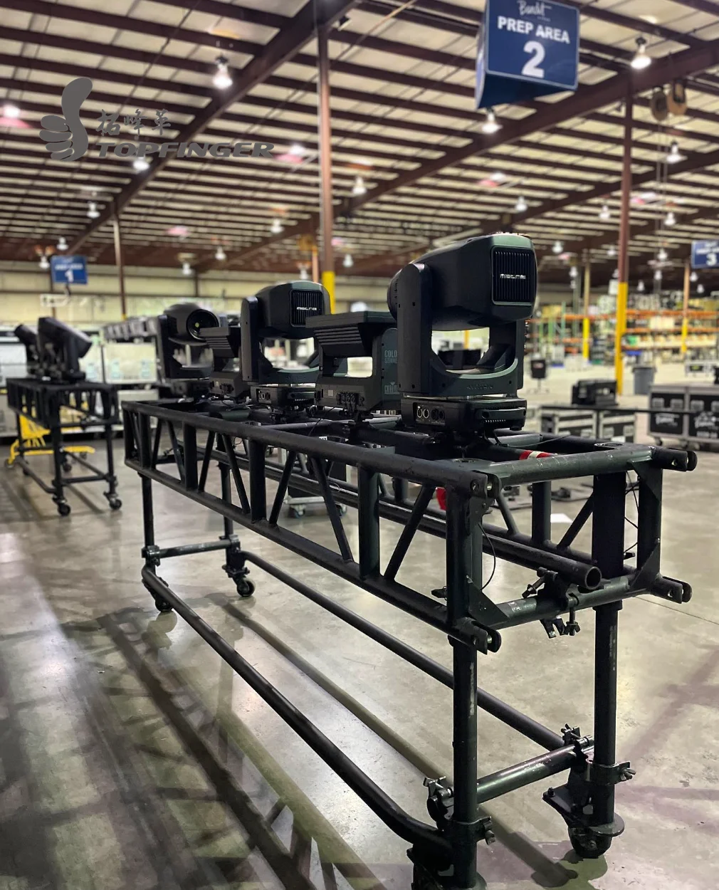 moving head lights PRT Pre rig truss for supporting moving head lights LED screen system pre rigging trussing