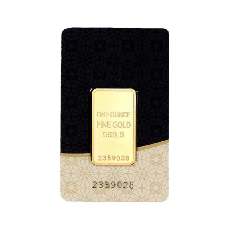 1 Ounce Mint Gold Bar Blister Clear Visibility Plastic Silver Bullion Coin Slab Card Package