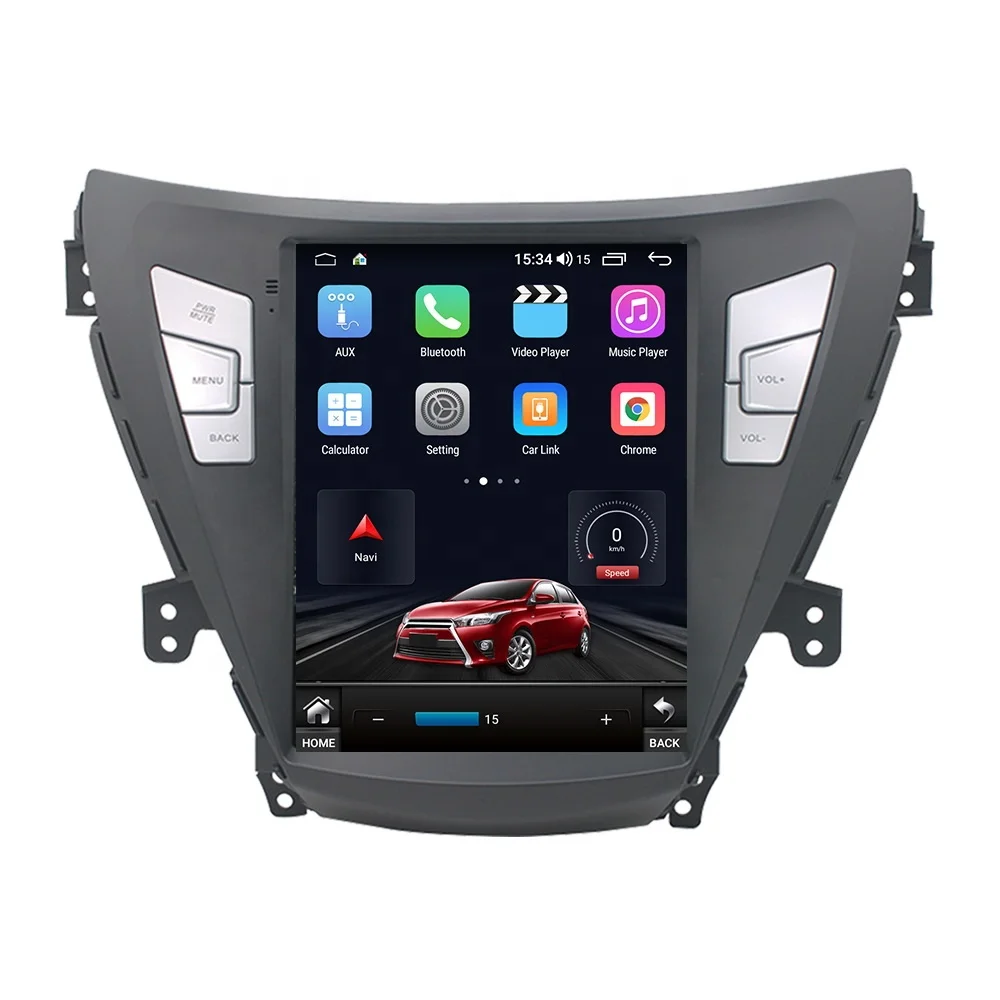 Автомагнитола RUISO Автомобильный плеер для Android HYUNDAI ELANTRA 2011-2013 GPS Tesla вертикальный экран