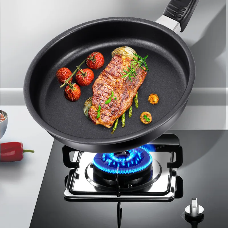 iron household non stick pan fried egg pancake frying pan multi specification wholesale iron pan with handle