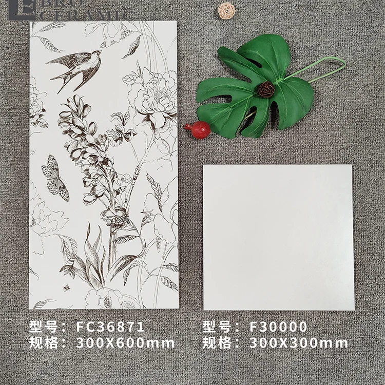 300x600 anti-cratch matt suface ceiling tiles interior decoration rustic wall tiles for bathroom and kitchen