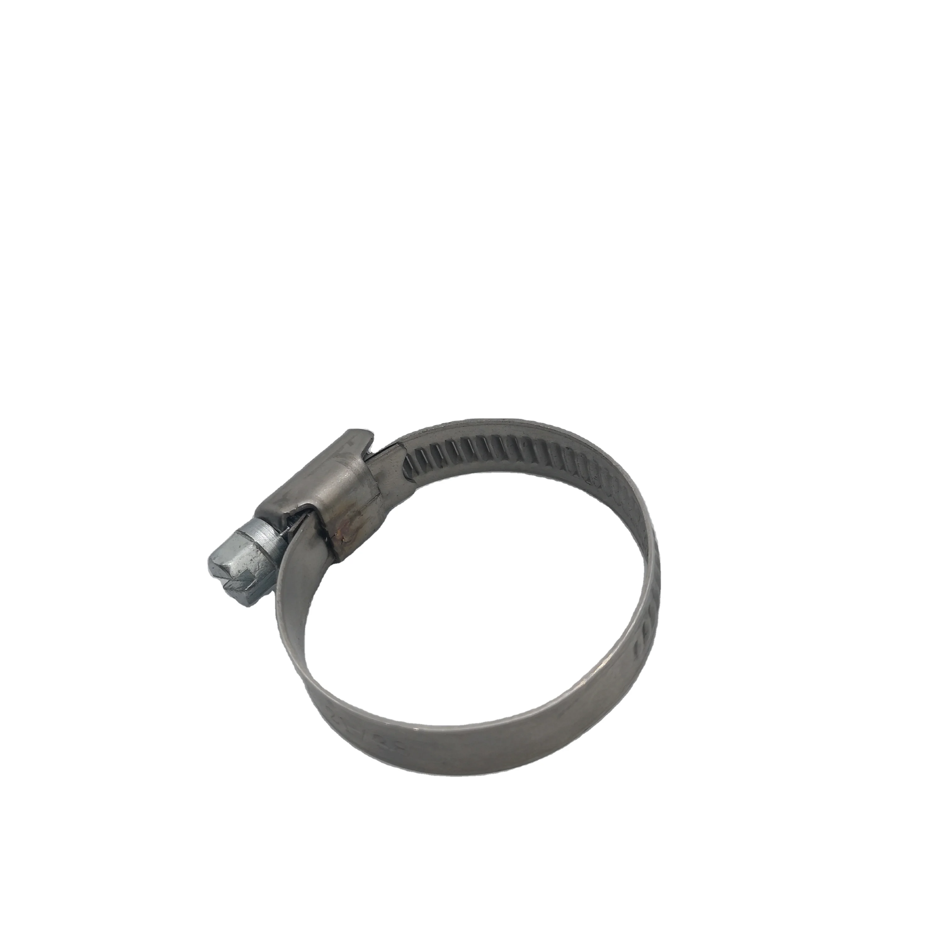W1 304ss German Style Pipe Clip Custom Steel Fasteners German Worm Hose Clamps