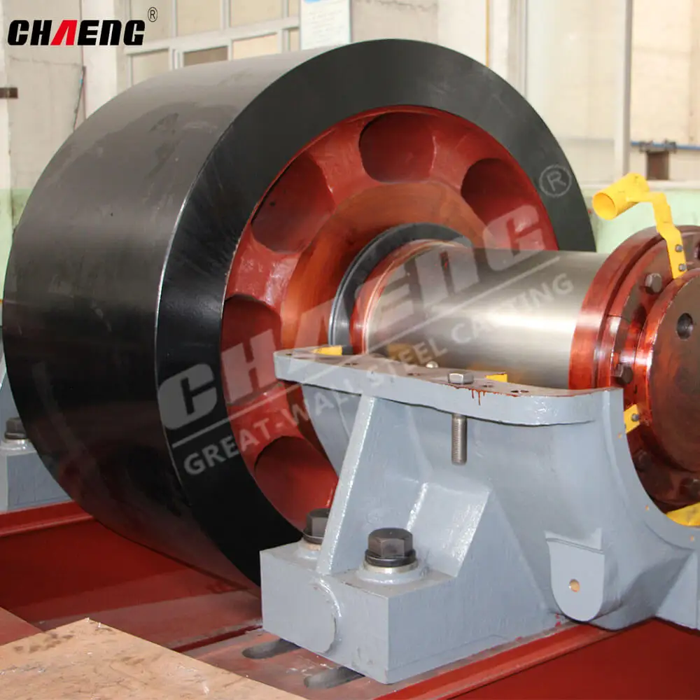 Rotary dryer support roller