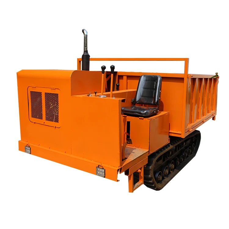 Strong carrying capacity Agricultural crawler dump truck