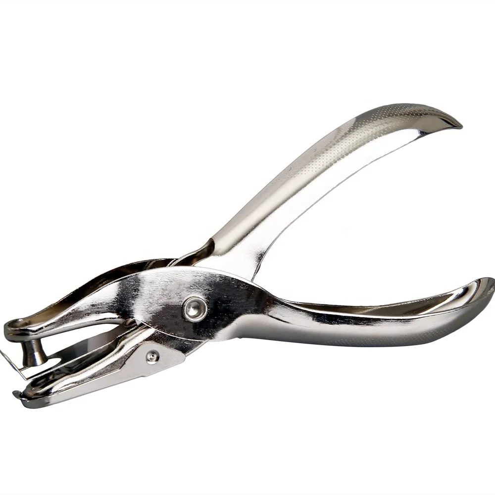 Изготовленный на заказ бумажный перфоратор металлический 1 Дырокол офисный Перфоратор с одним отверстием ручной