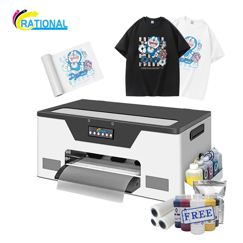 XP600 12INCH A3 DTF Printer DIY Clothes Digital Fabric XP600 DTF Printer A3 With shaker dtf inkjet printer