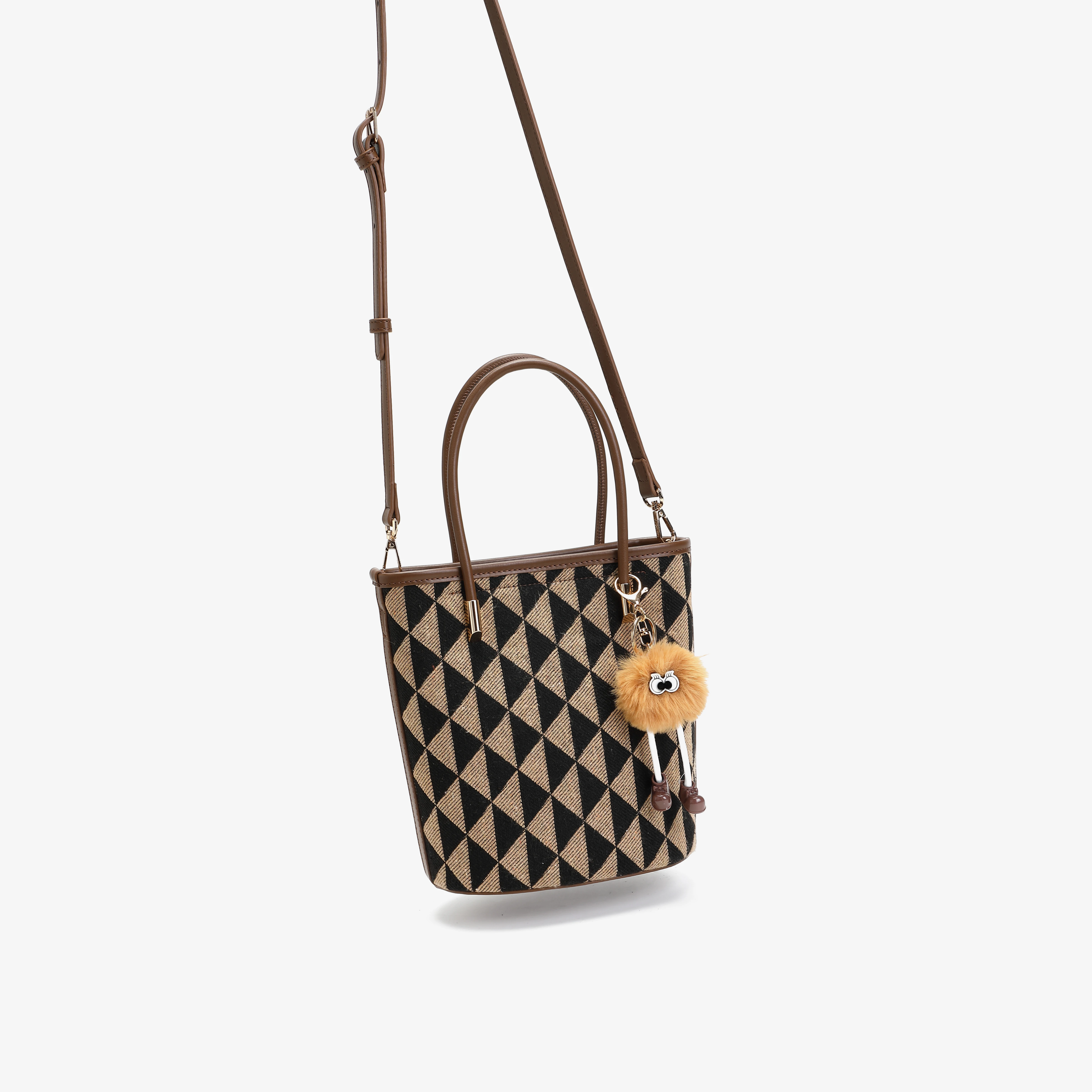 Hot Sale Professional Lower Price Embroidered Fabric Symbole Mini Bag Girls Tote Handbag Small 2 in 1 Crossbody Bags