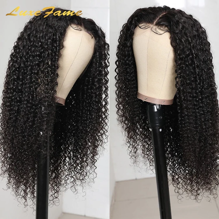 Top Quality Deep Wave Lace Front Wig 30 Inch,Braid Fine Wig Lace,Yaki Lace Ponytail Wig With Bangs