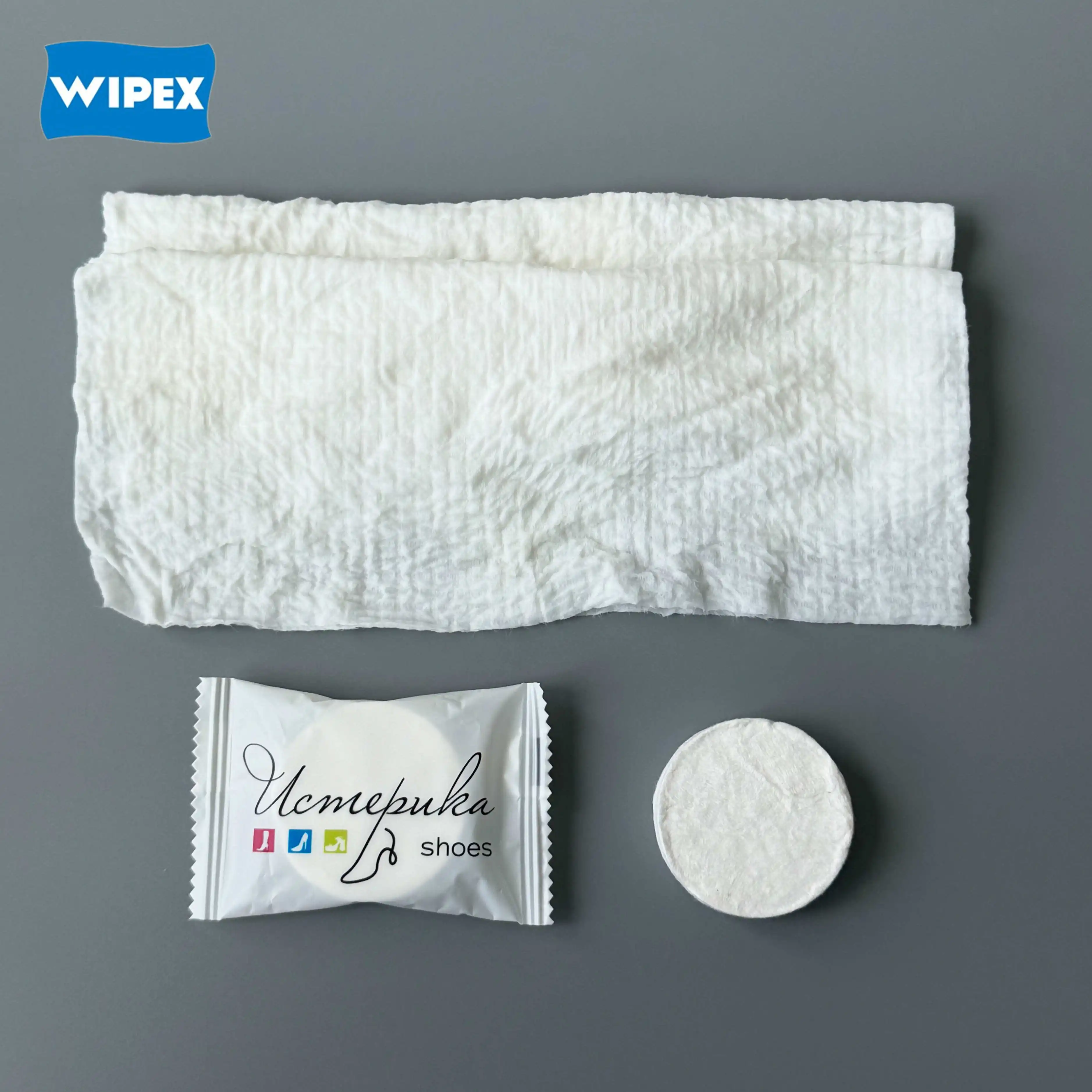 Wipex nonwoven wipes compressed face cleaning towels oem  face cleaning compressed towels bags for face